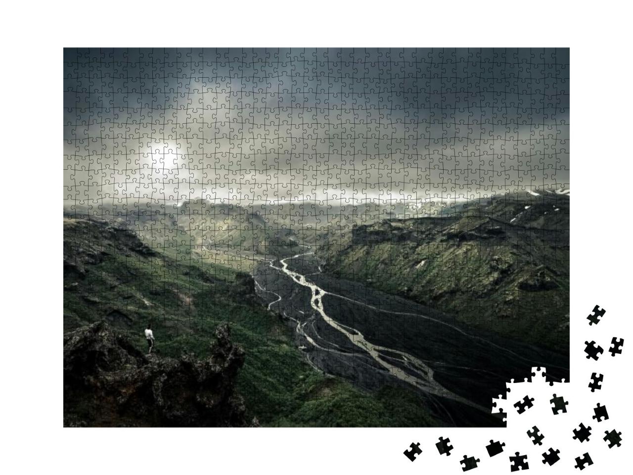 The Magnificent Landscape of Thorsmork. Iceland... Jigsaw Puzzle with 1000 pieces