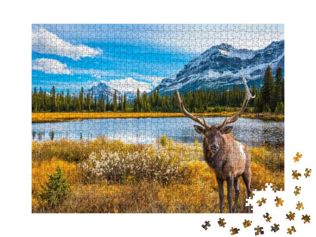 Concept of Tourism. French Canada. Golf Course Surrounded... Jigsaw Puzzle with 1000 pieces