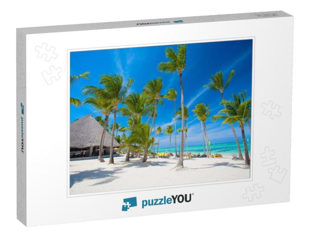 Luxury Beach in the Dominican Republic. Bavaro... Jigsaw Puzzle