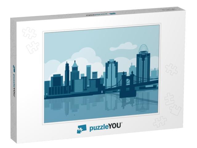 Cincinnati Skyline... Jigsaw Puzzle