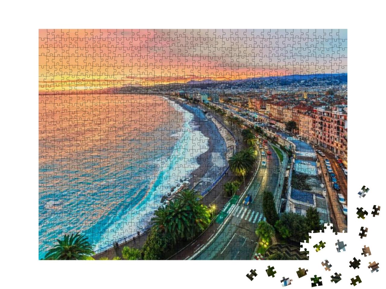 Nice in the Evening After Sunset... Jigsaw Puzzle with 1000 pieces