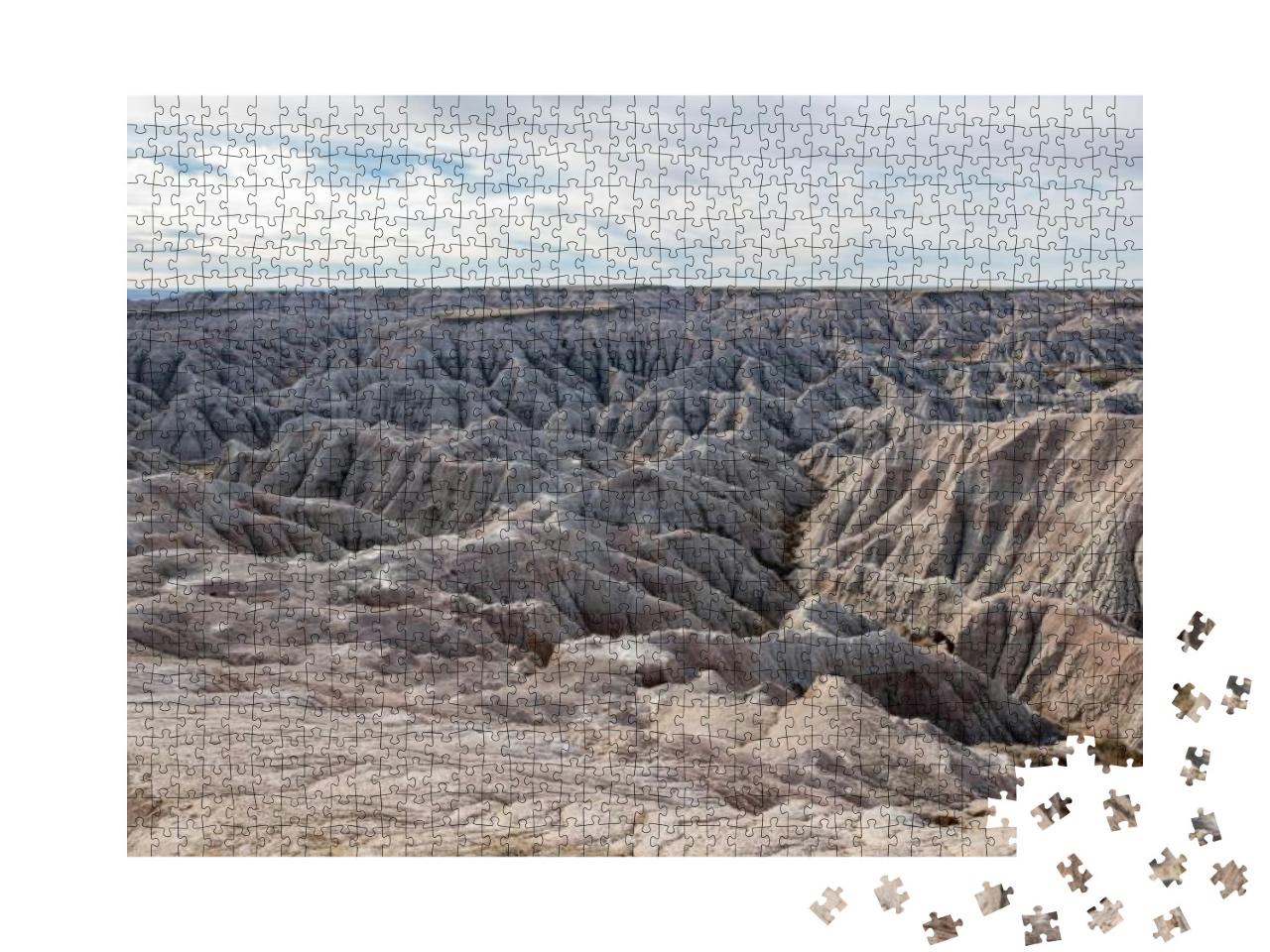 Badlands National Park on a Sunny Day in the State of Sou... Jigsaw Puzzle with 1000 pieces