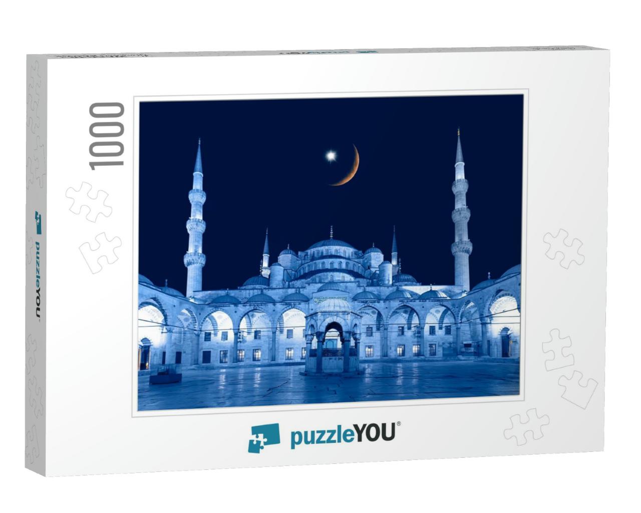The Blue Mosque Sultanahmet Camii... Jigsaw Puzzle with 1000 pieces