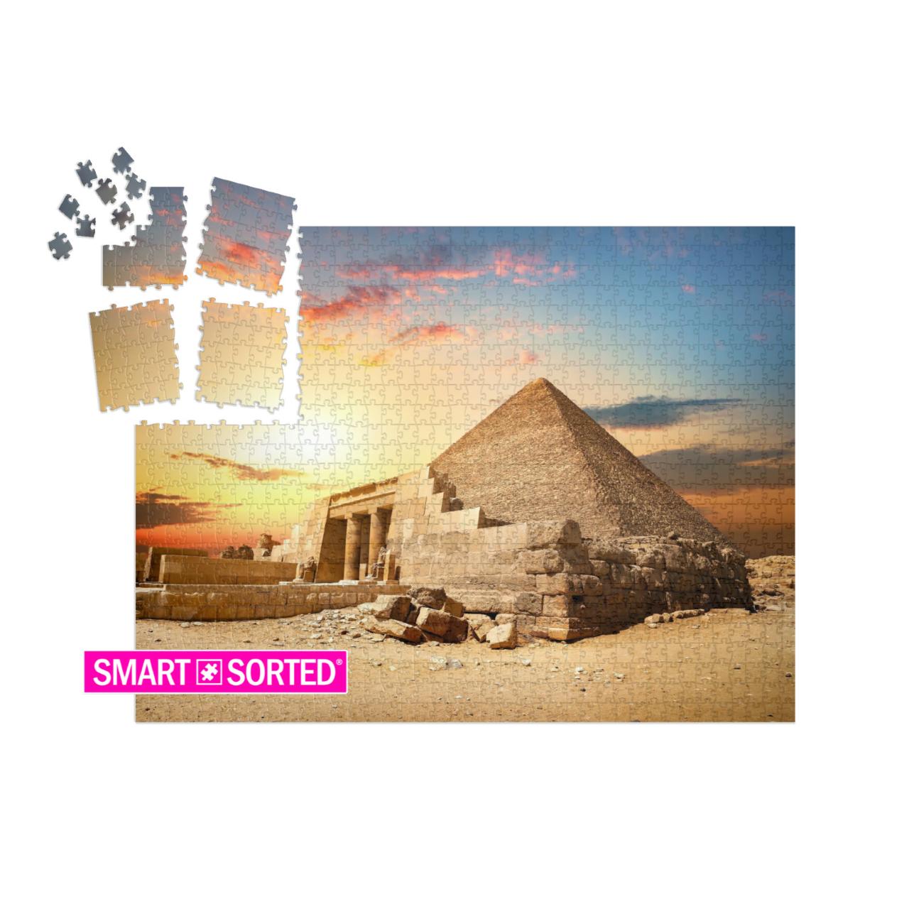 Ruined Pyramid of Cheops in Cairo Egypt... | SMART SORTED® | Jigsaw Puzzle with 1000 pieces
