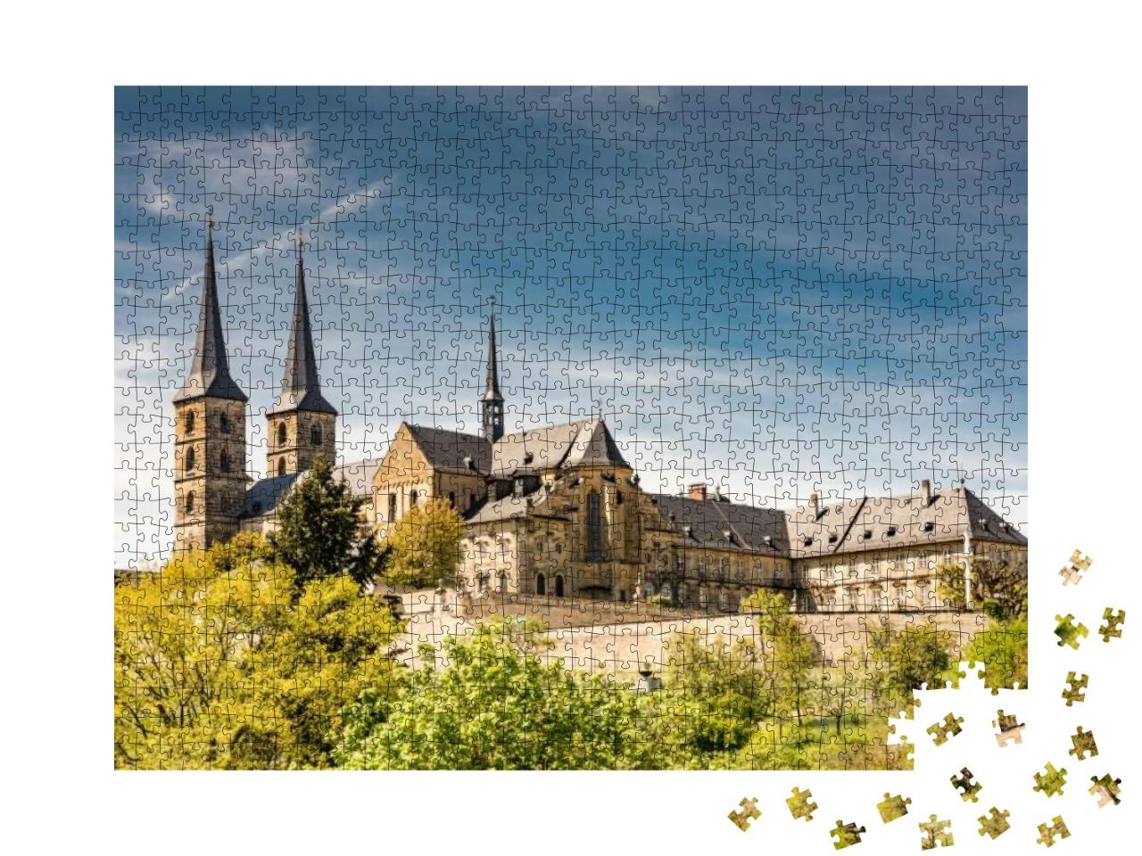 Michelsberg Abbey Kloster Michelsberg in Bamberg... Jigsaw Puzzle with 1000 pieces