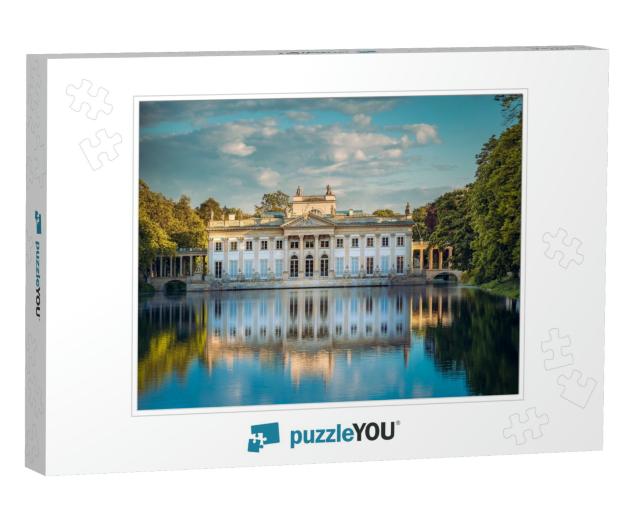 Royal Palace on the Water in Lazienki Park, Warsaw, Palac... Jigsaw Puzzle