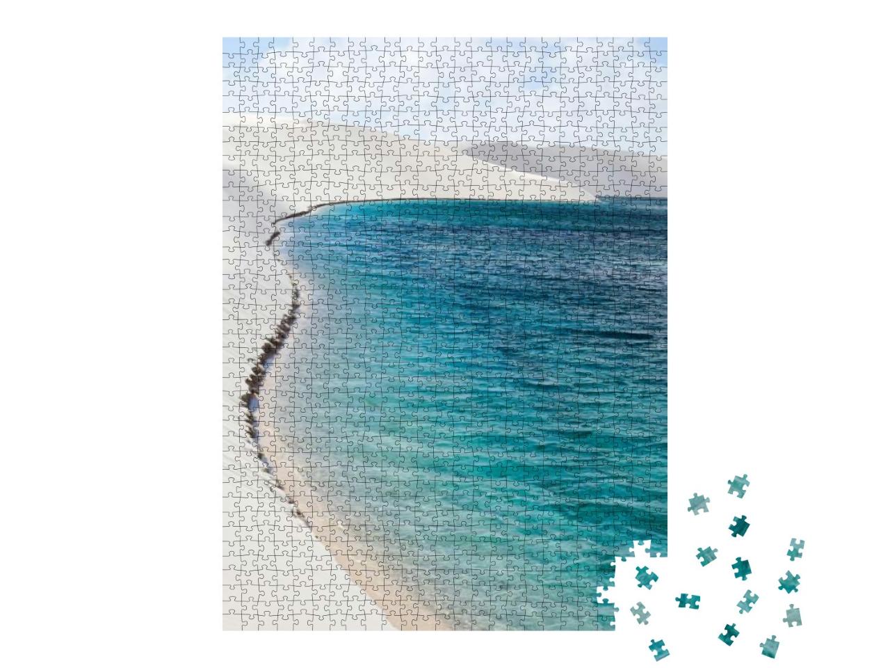 Lake & Blue Sky in the Paradisiac National Park in Brazil... Jigsaw Puzzle with 1000 pieces