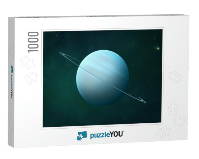View of Planet Uranus from Space. Space, Nebula & Planet... Jigsaw Puzzle with 1000 pieces