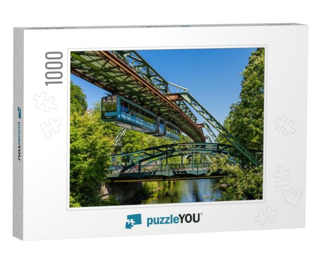 The Suspension Railway in Wuppertal North Rhine-Westphali... Jigsaw Puzzle with 1000 pieces