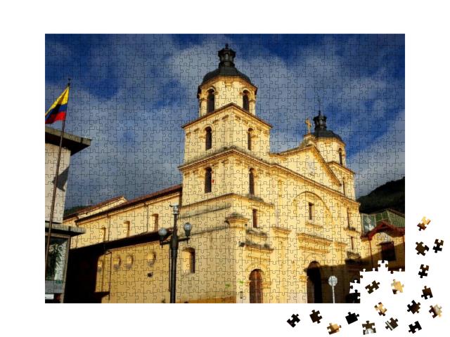 Candelaria Church, Bogota, Colombia... Jigsaw Puzzle with 1000 pieces