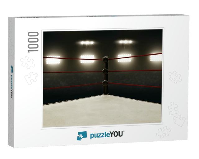 Professional Boxing Ring... Jigsaw Puzzle with 1000 pieces