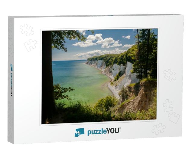 Directly At the Famous Chalk Cliff on Ruegen National Par... Jigsaw Puzzle