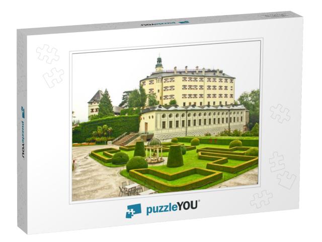 Ambras Castle & Garden, Landmark in Innsbruck, Austria... Jigsaw Puzzle