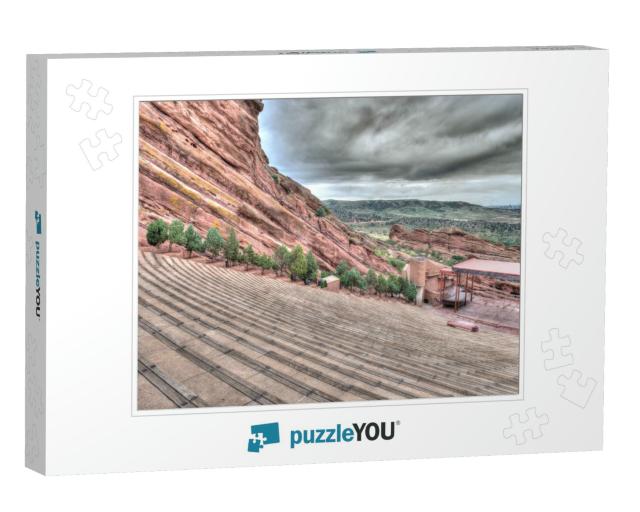 The Red Rocks Amphitheater Landscape Formations in Denver... Jigsaw Puzzle