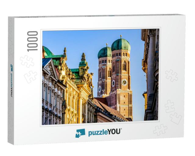 Munich Cathedral - Liebfrauenkirche in Munich - Germany... Jigsaw Puzzle with 1000 pieces