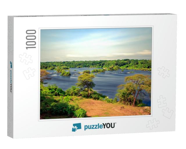 Silky Water of Nile River in Murchison Falls, Uganda | Lo... Jigsaw Puzzle with 1000 pieces