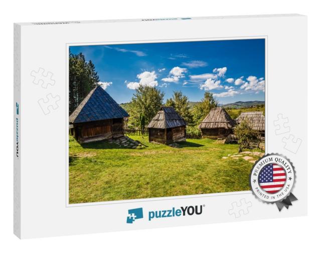 Ethno Village of Sirogojno - Zlatibor, Serbia, Europe... Jigsaw Puzzle