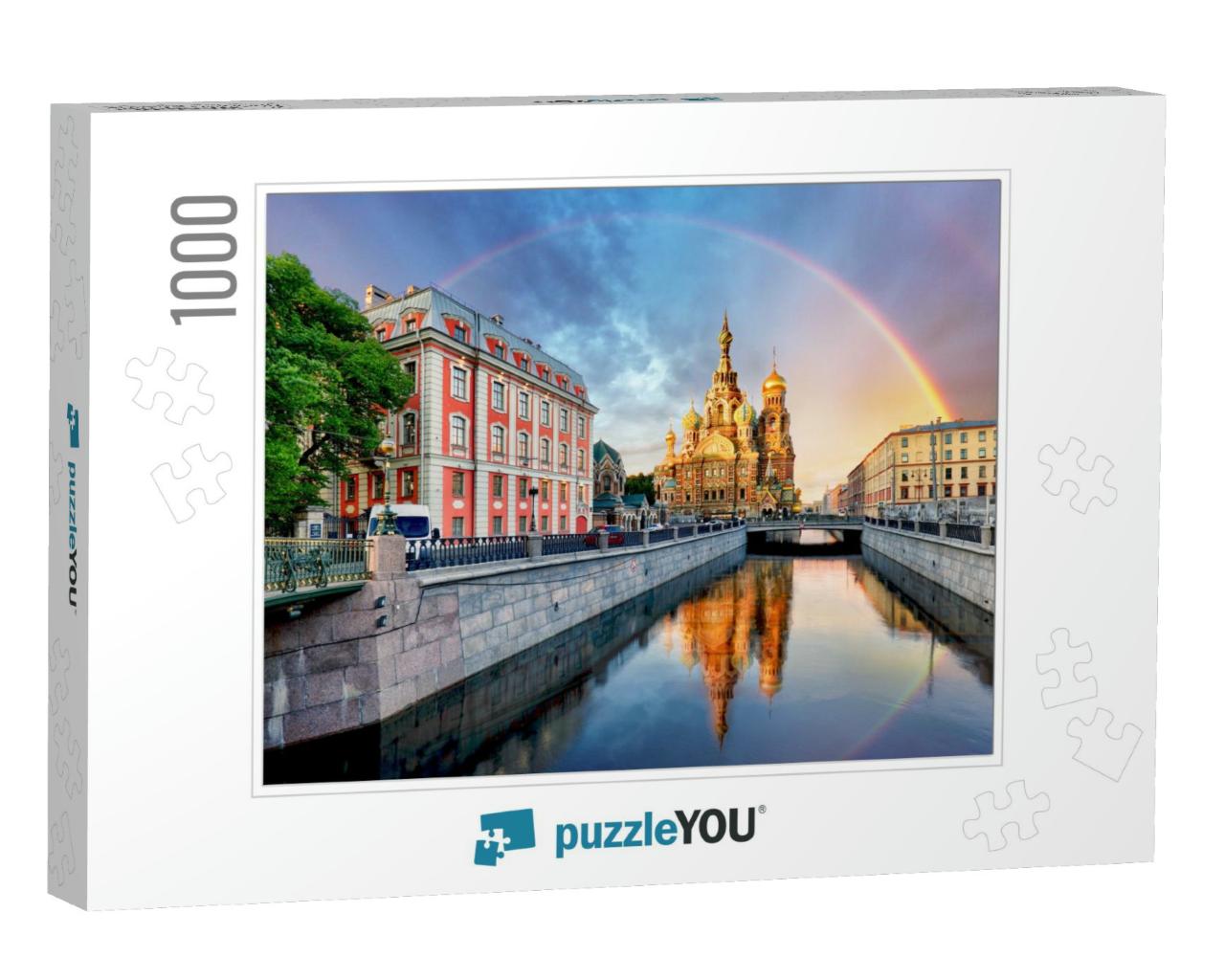 Russia, St. Petersburg - Church Savior on Spilled Blood w... Jigsaw Puzzle with 1000 pieces