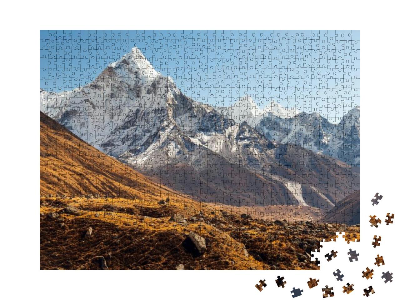 Ama Dablam, Everest Region, Himalaya, Nepal... Jigsaw Puzzle with 1000 pieces