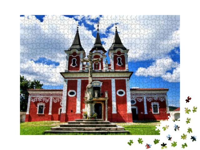 Baroque Calvary Complex, Chapel in Presov, Slovakia... Jigsaw Puzzle with 1000 pieces