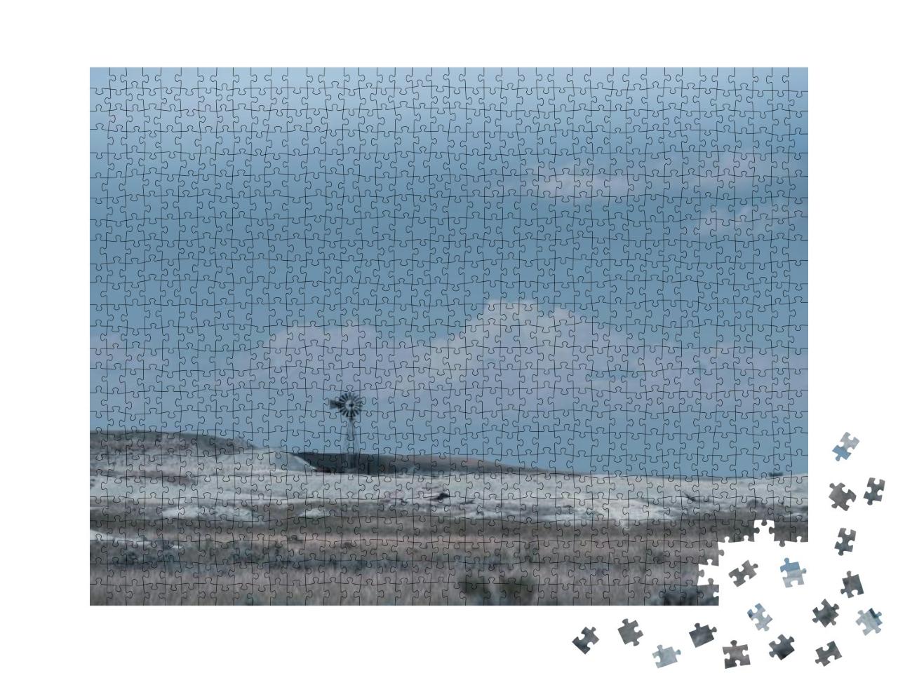 Windmill on the Plains of Nebraska... Jigsaw Puzzle with 1000 pieces