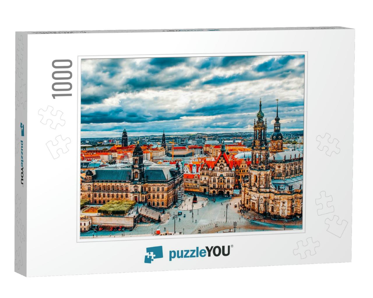 Historical Center of the Dresden Old Town. Dresden Has a... Jigsaw Puzzle with 1000 pieces
