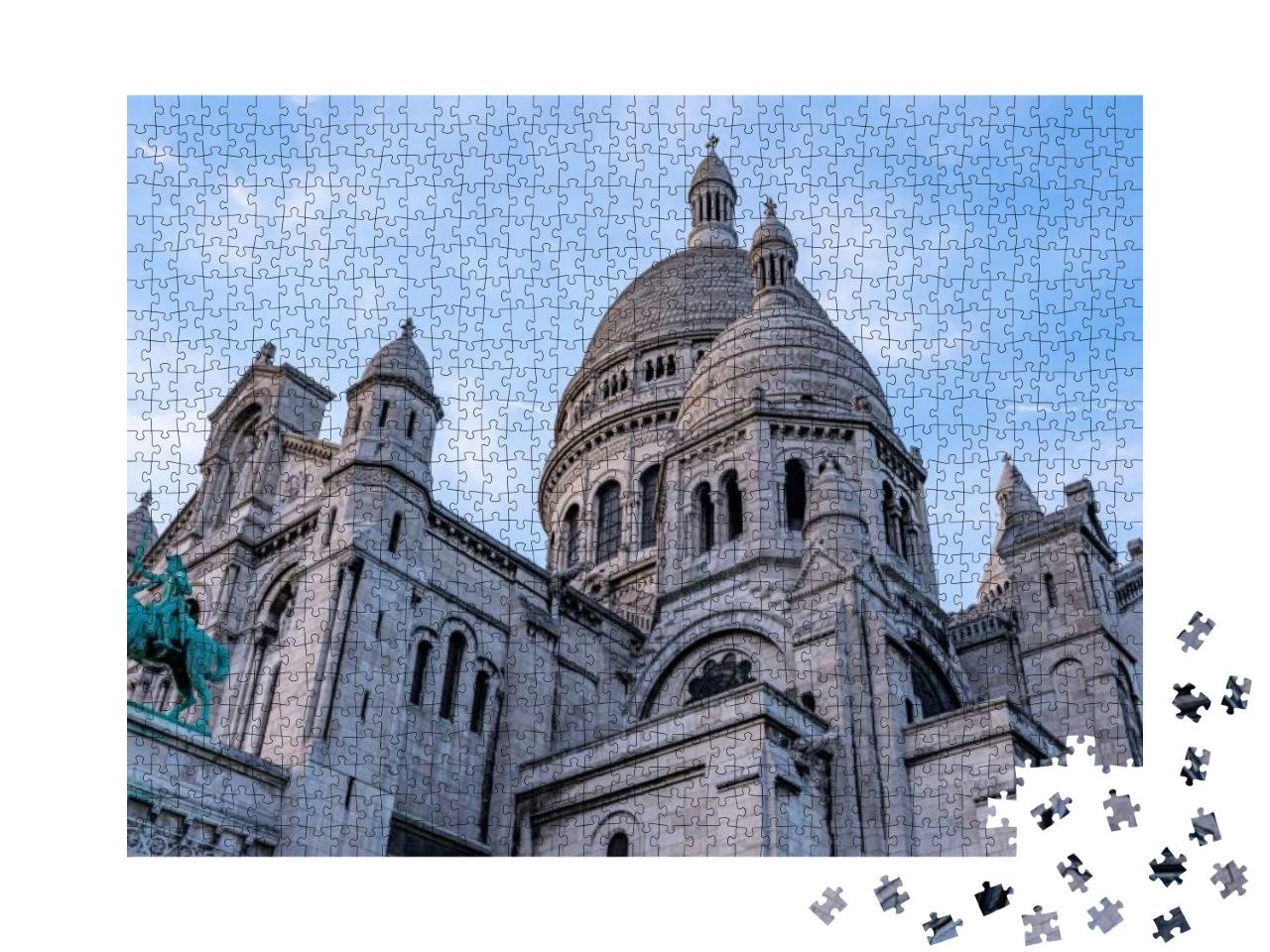 The Sacre-Coeur Basilica Roman Catholic Church Paris Basi... Jigsaw Puzzle with 1000 pieces