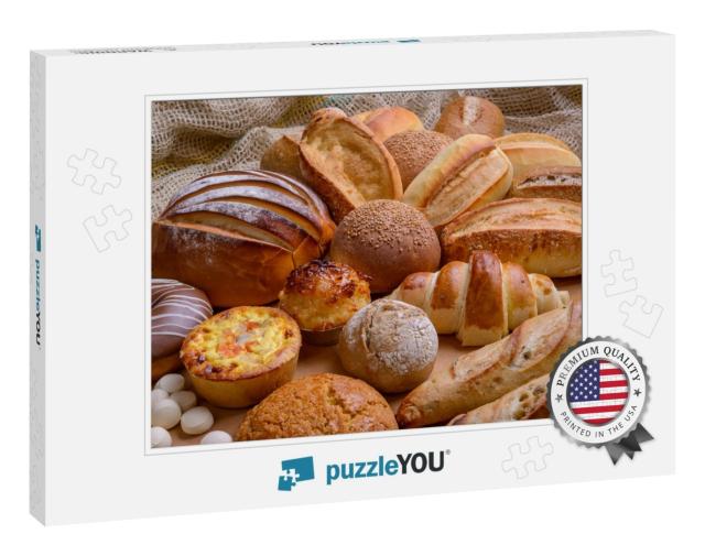 Breads. Assorted Types of Brazilian Breads. Bakery Produc... Jigsaw Puzzle