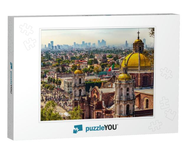 Mexico. Basilica of Our Lady of Guadalupe. Cupolas of the... Jigsaw Puzzle