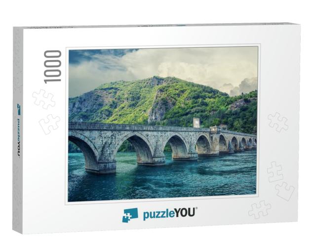 The Bridge on the Drina... Jigsaw Puzzle with 1000 pieces