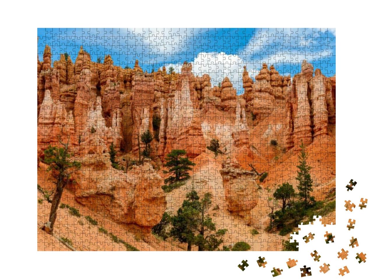Hoodoos of Queens Stone Garden, Bryce Canyon National Par... Jigsaw Puzzle with 1000 pieces
