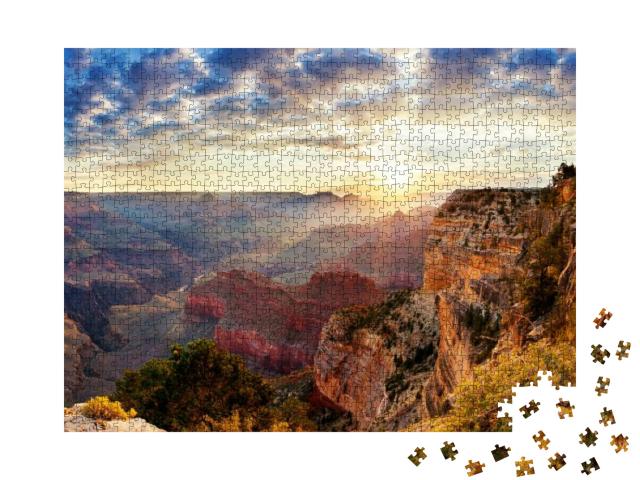 Grand Canyon Sunrise... Jigsaw Puzzle with 1000 pieces