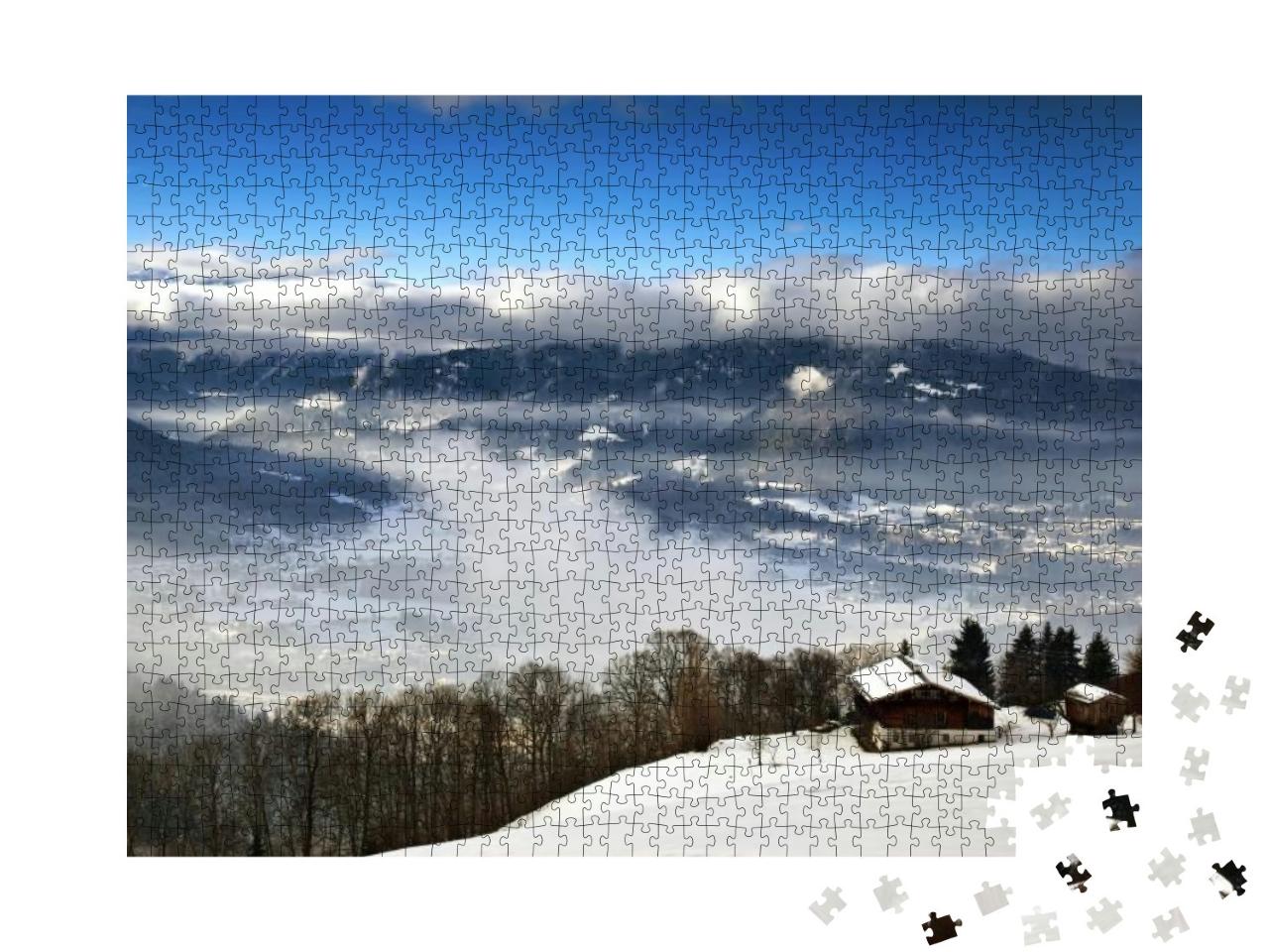 View on Bavarian Alps Bavaria, Germany... Jigsaw Puzzle with 1000 pieces