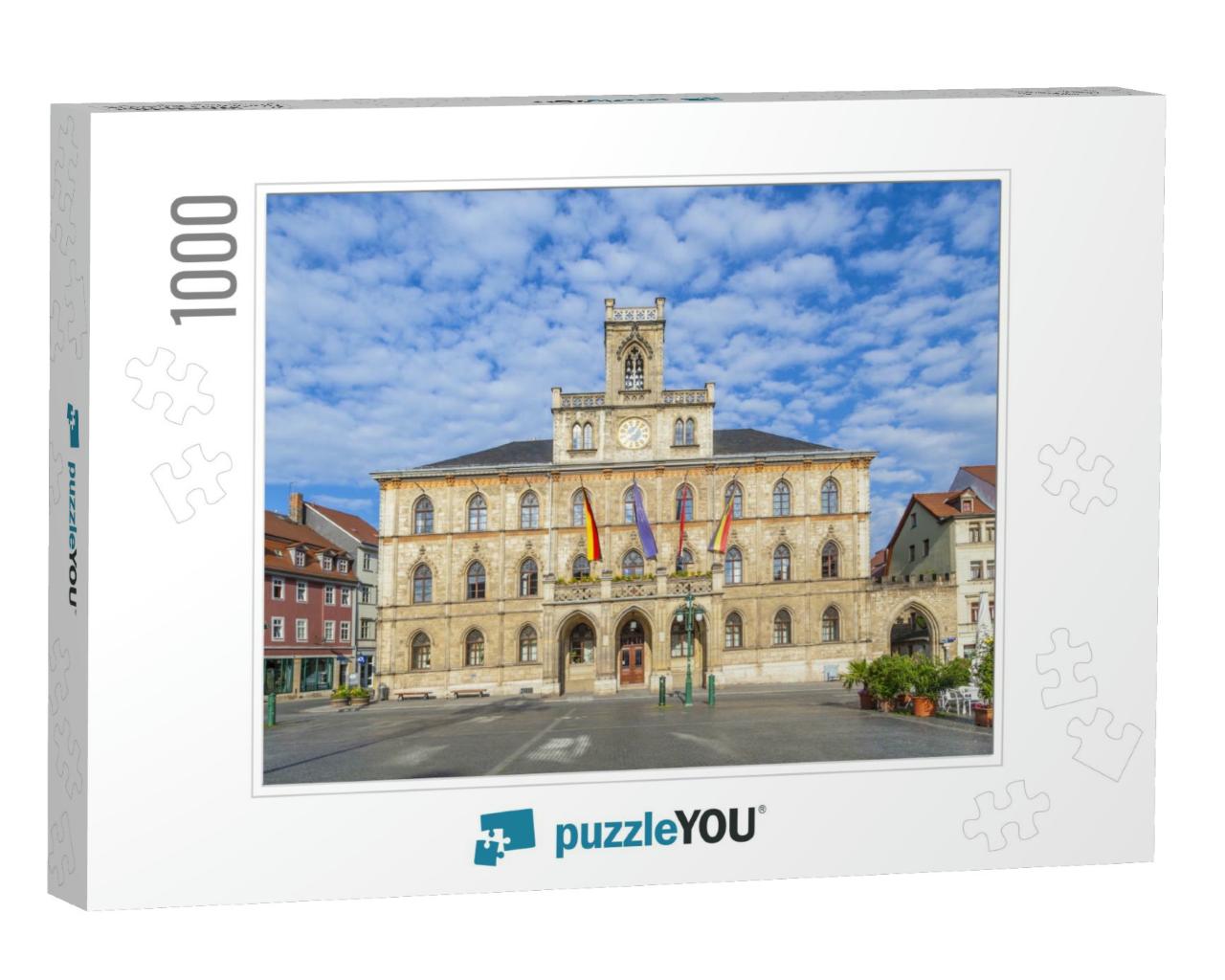 Town Hall Weimar in Germany, UNESCO World Heritage Site... Jigsaw Puzzle with 1000 pieces