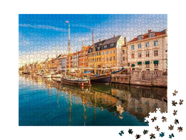Nyhavn, Copenhagen... Jigsaw Puzzle with 1000 pieces