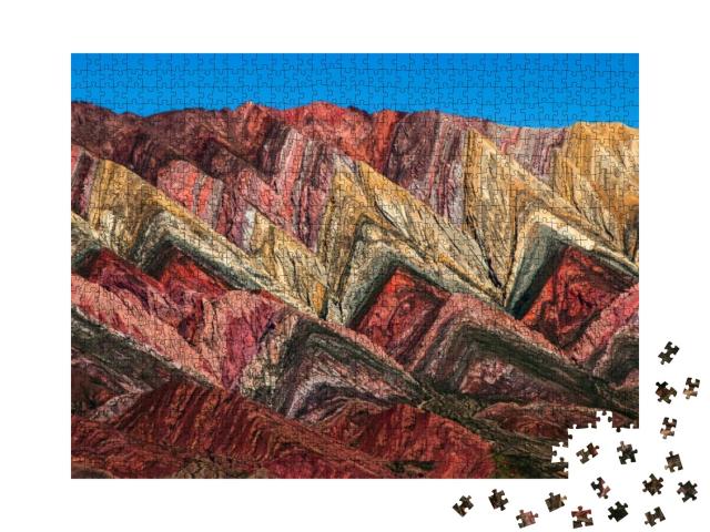 Quebrada De Humahuaca & the Colorful Mountains, Salta - A... Jigsaw Puzzle with 1000 pieces