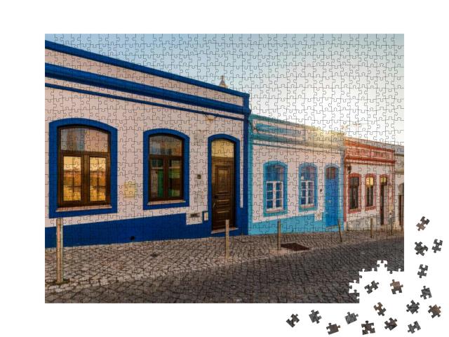 Street in the Old Town in the Center of Lagos, Algarve Re... Jigsaw Puzzle with 1000 pieces
