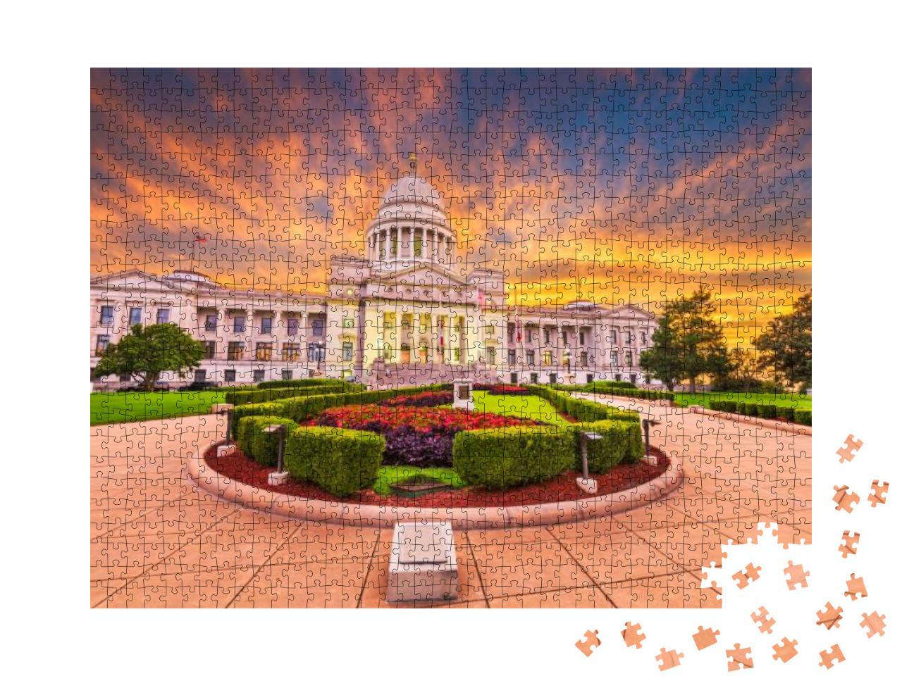 Little Rock, Arkansas, USA At the State Capitol... Jigsaw Puzzle with 1000 pieces