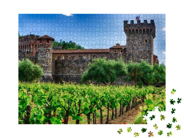 Vineyards of Napa Valley Wine Country... Jigsaw Puzzle with 1000 pieces