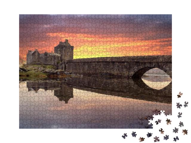 Scotland Elian Donan Castle... Jigsaw Puzzle with 1000 pieces