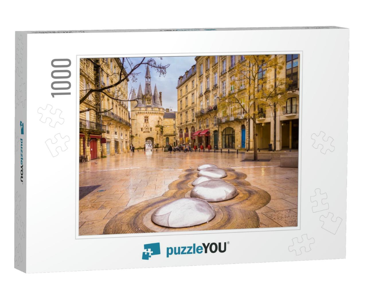 The Porte Cailhau or Porte Du Palais is a Former Town Gat... Jigsaw Puzzle with 1000 pieces