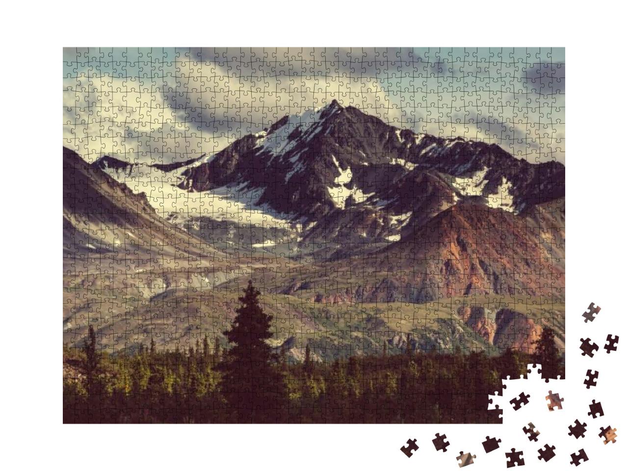 Landscapes on Denali Highway. Alaska. Filter... Jigsaw Puzzle with 1000 pieces