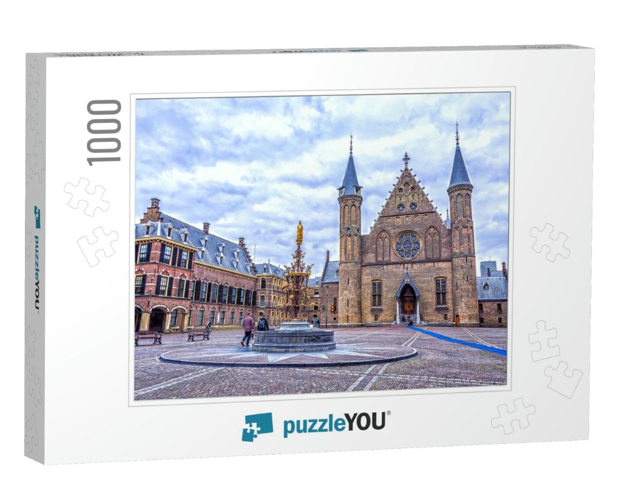 Binnenhof Palace, Place of Dutch Parliament in Hague Den... Jigsaw Puzzle with 1000 pieces