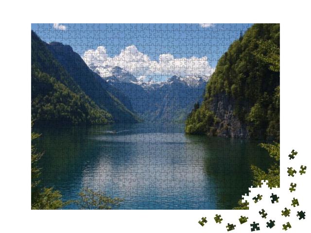 Koenigssee, Bavaria... Jigsaw Puzzle with 1000 pieces