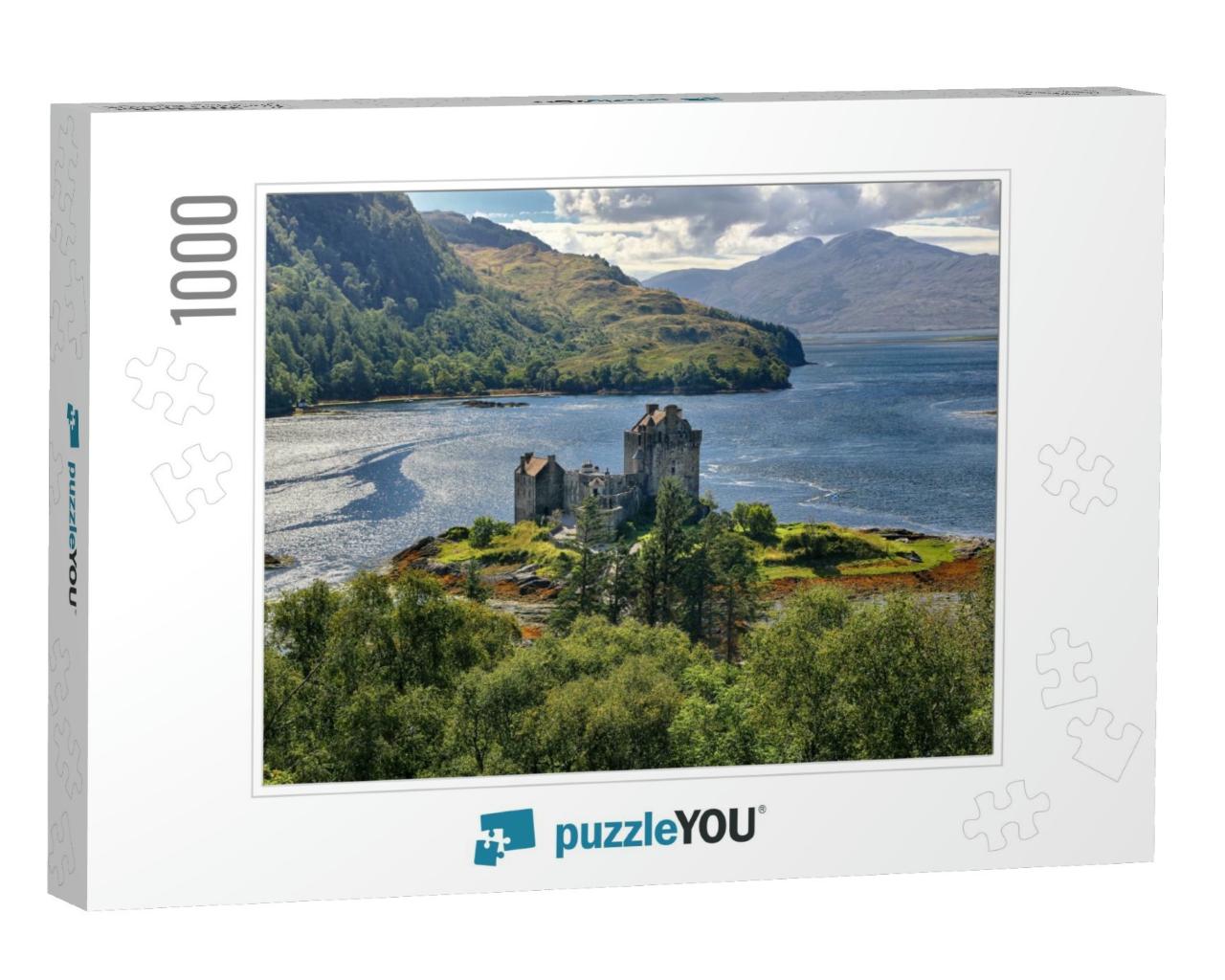 Medieval Fortress Eilean Donan Castle Western Highlands... Jigsaw Puzzle with 1000 pieces