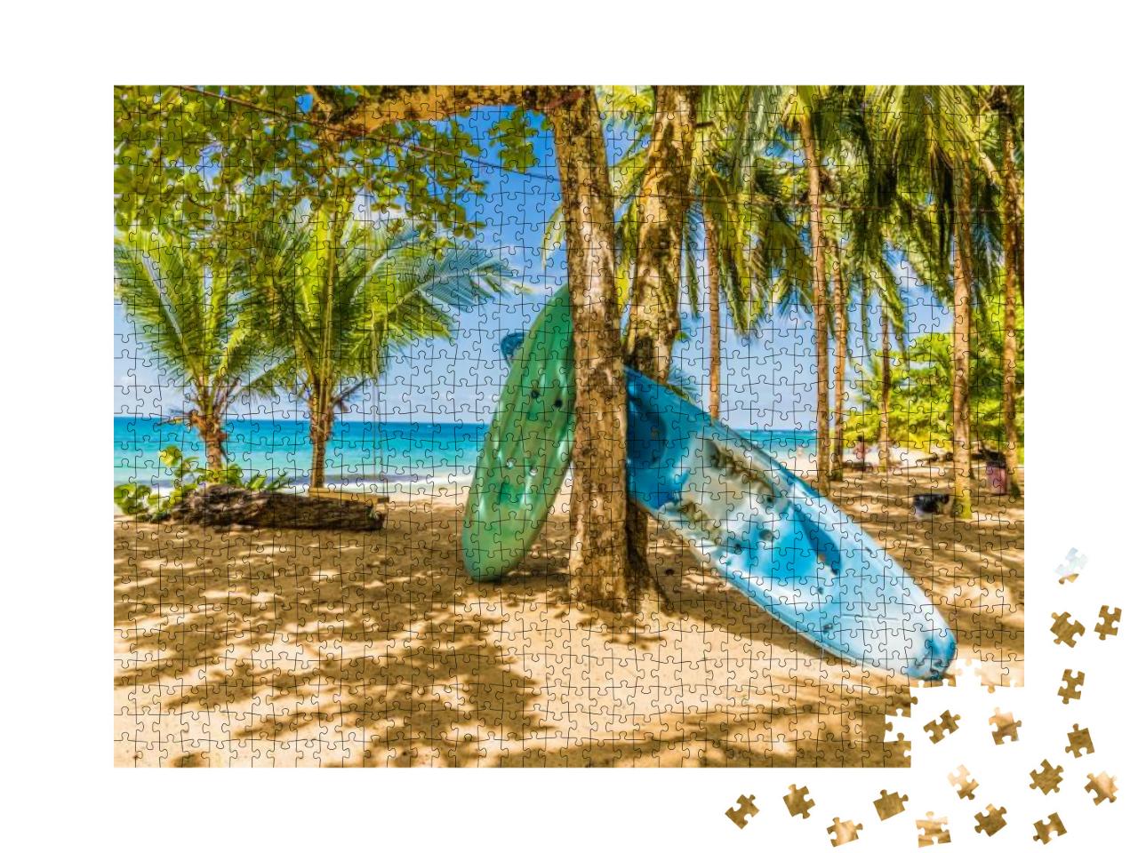 Punta Uva, Puerto Viejo, Costa Rica. March 2018. a View o... Jigsaw Puzzle with 1000 pieces