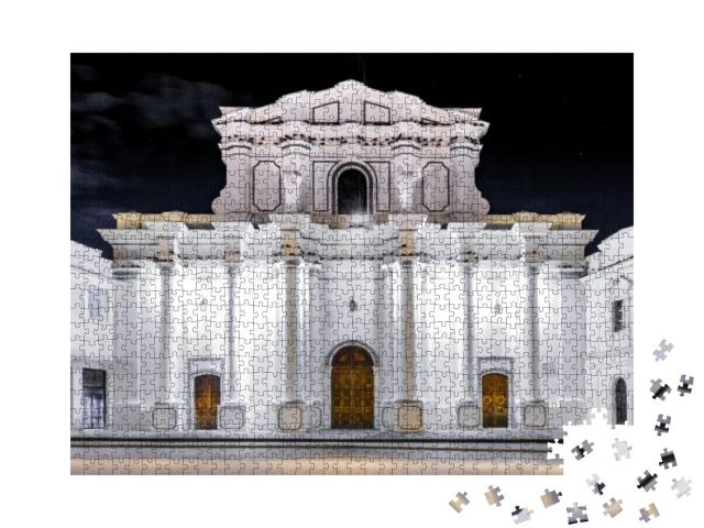 Cathedral Basilica Nuestra Senora De La Asuncion. Cathedr... Jigsaw Puzzle with 1000 pieces