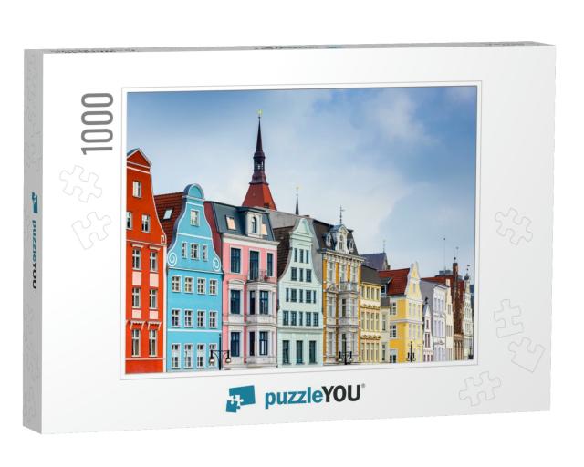 Rostock, Germany Old Town Cityscape... Jigsaw Puzzle with 1000 pieces