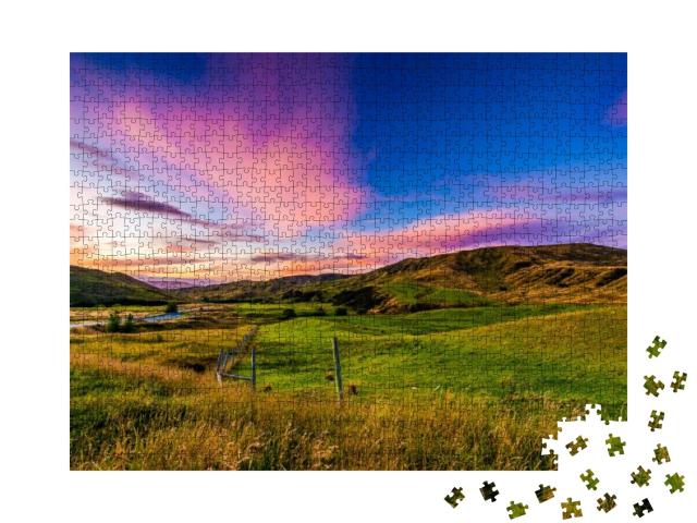 Popular Spectacular View of South Island New Zealand... Jigsaw Puzzle with 1000 pieces