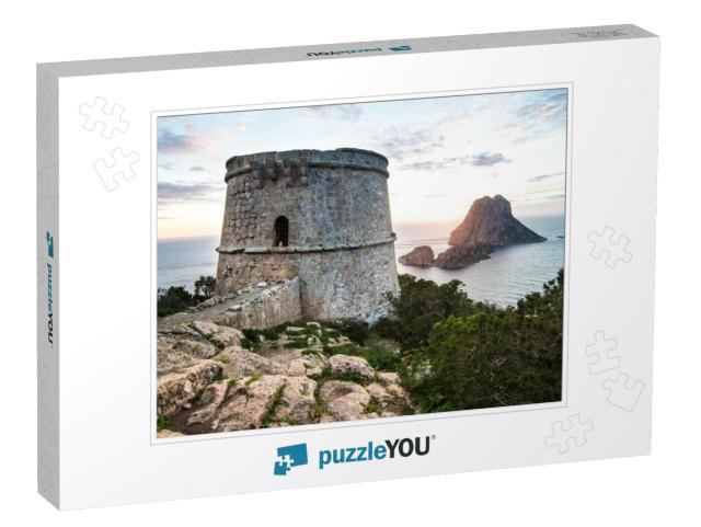 Sunset Over Es Vedra... Island, Ibiza Spain... Jigsaw Puzzle